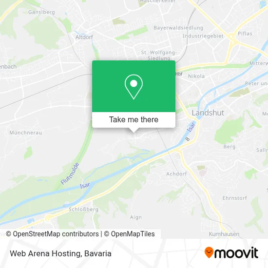 Web Arena Hosting map