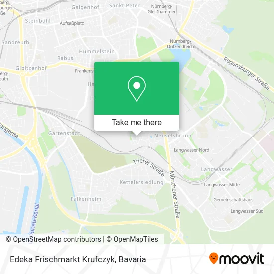 Edeka Frischmarkt Krufczyk map