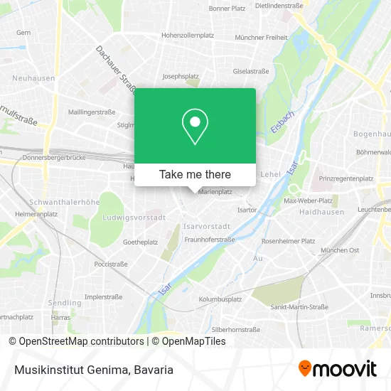 Musikinstitut Genima map