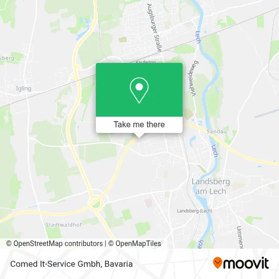 Comed It-Service Gmbh map