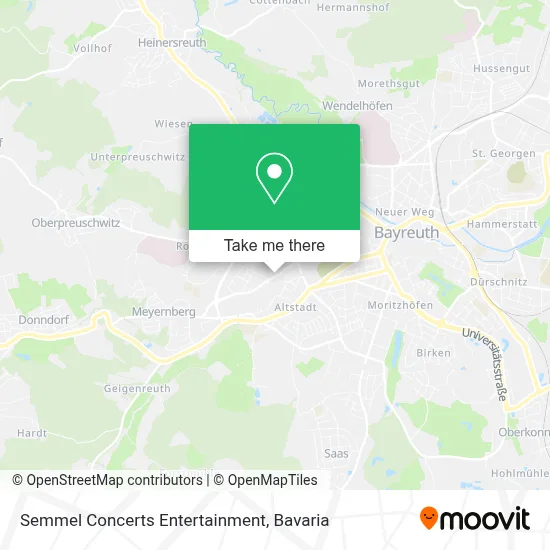 Semmel Concerts Entertainment map