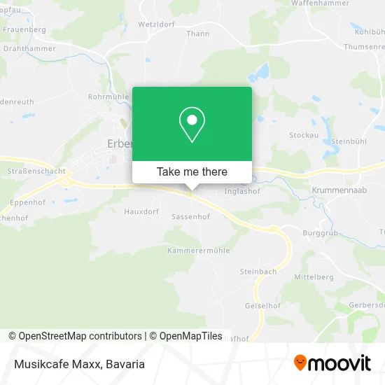 Musikcafe Maxx map
