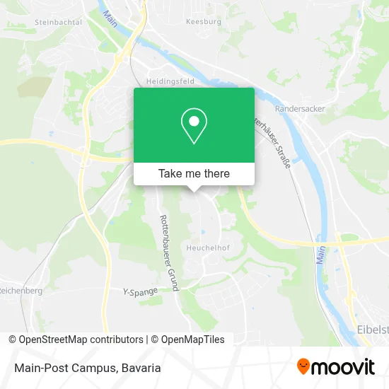 Main-Post Campus map