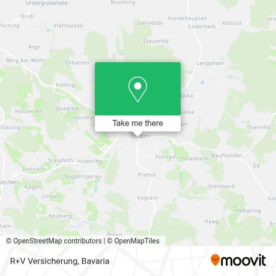 R+V Versicherung map