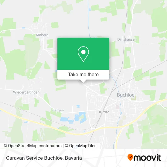Caravan Service Buchloe map