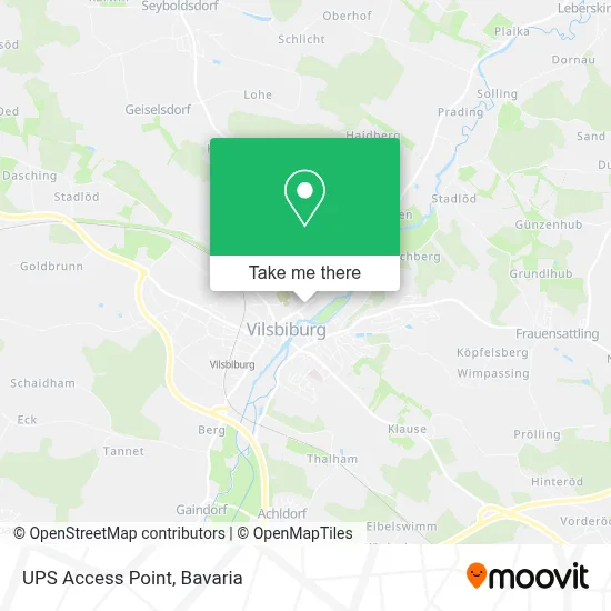 Ups Access Point map