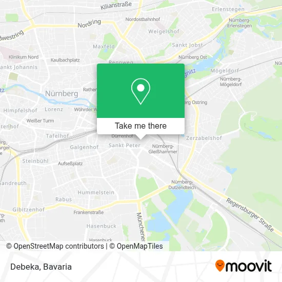 Debeka map