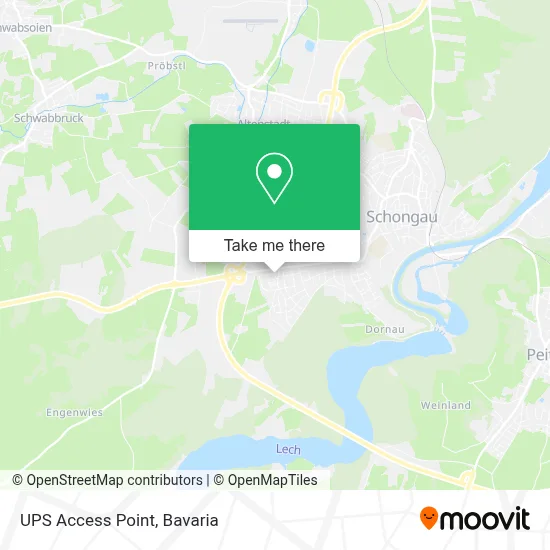 Ups Access Point map