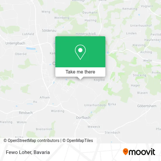 Fewo Loher map