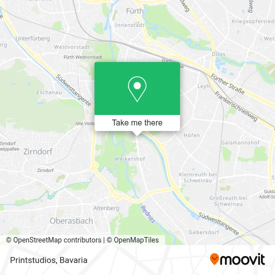 Printstudios map