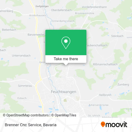 Brenner Cnc Service map