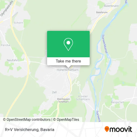 R+V Versicherung map