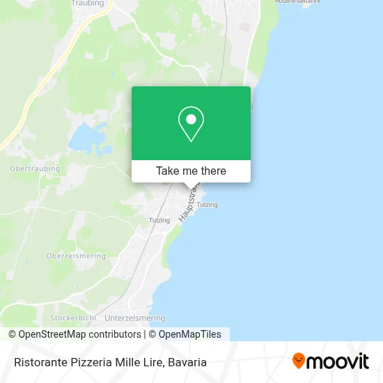 Ristorante Pizzeria Mille Lire map