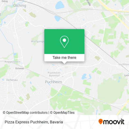 Pizza Express Puchheim map