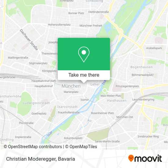 Christian Moderegger map