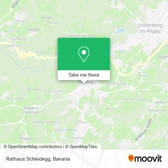 Rathaus Scheidegg map