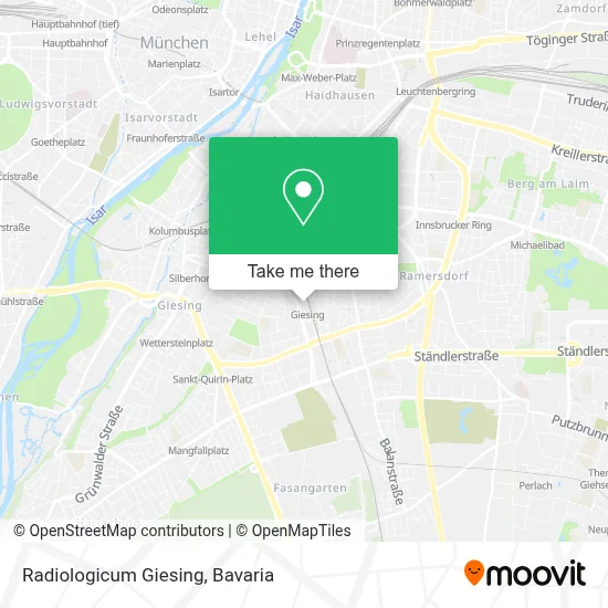 Radiologicum Giesing map