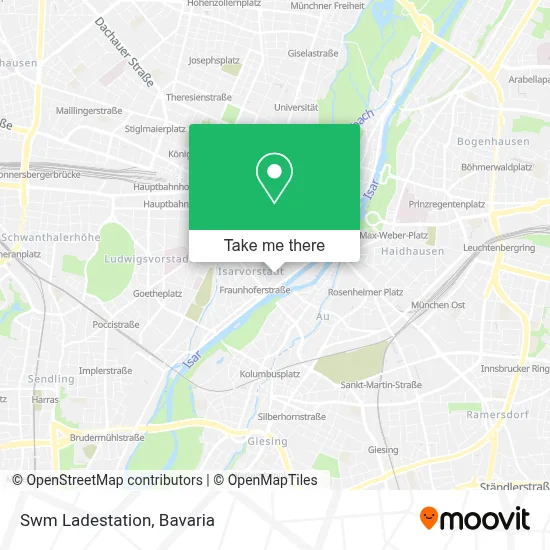 Swm Ladestation map