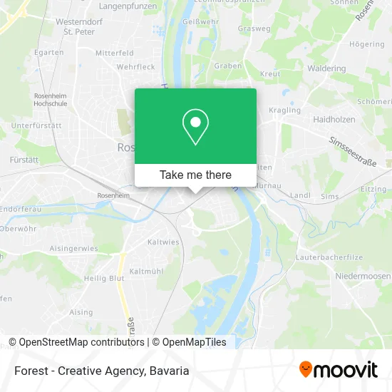 Forest - Creative Agency map