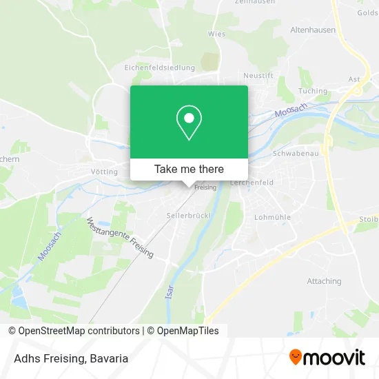 Adhs Freising map