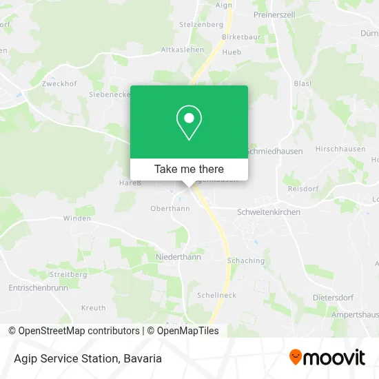 Agip Service Station map
