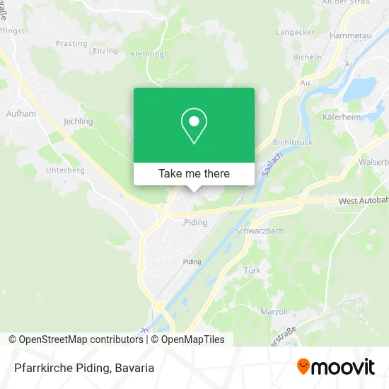 Pfarrkirche Piding map