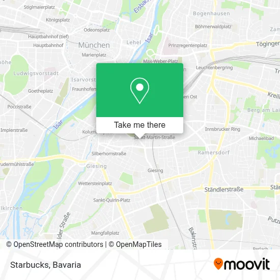 Starbucks map