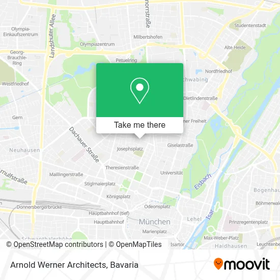Arnold Werner Architects map