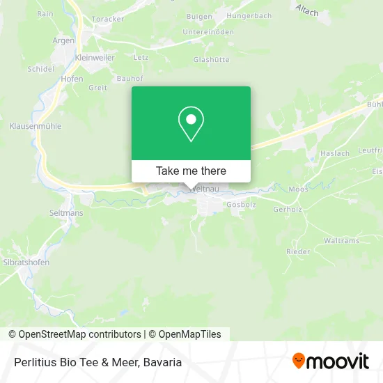 Perlitius Bio Tee & Meer map
