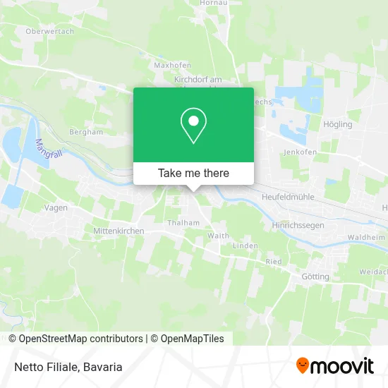 Netto Filiale map