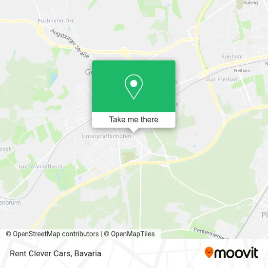 Rent Clever Cars map