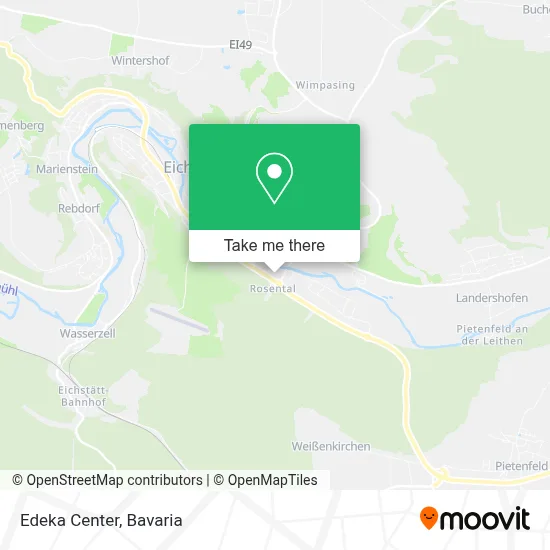 Edeka Center map
