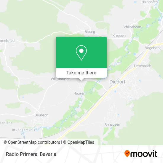 Radio Primera map