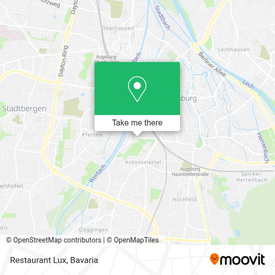 Restaurant Lux map