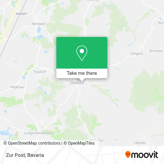 Zur Post map