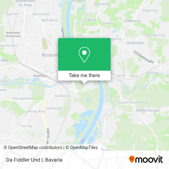 Da Fiddler Und I map