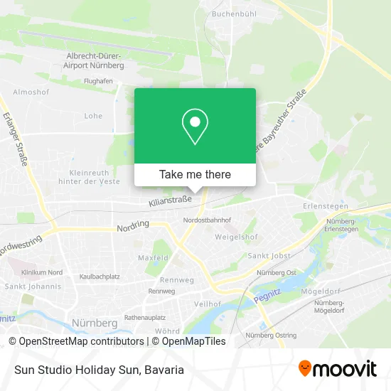 Sun Studio Holiday Sun map