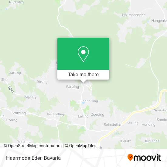 Haarmode Eder map