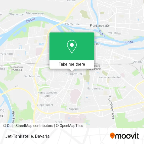 Jet-Tankstelle map