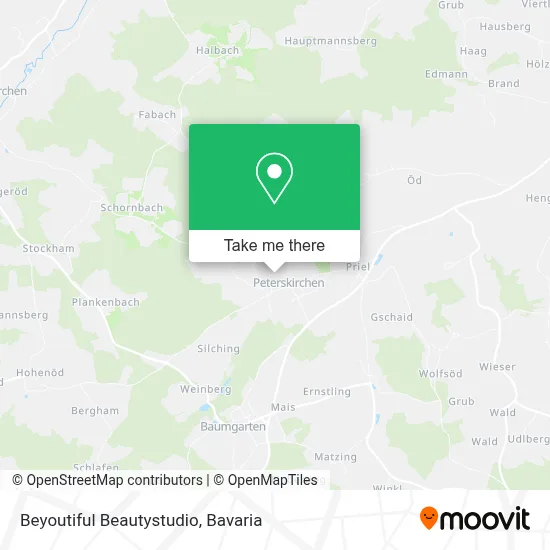 Beyoutiful Beautystudio map