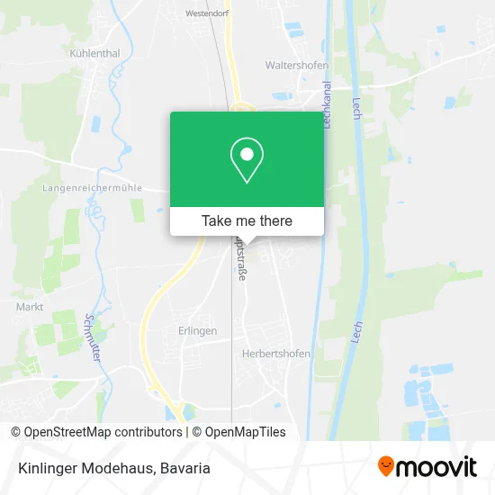 Kinlinger Modehaus map