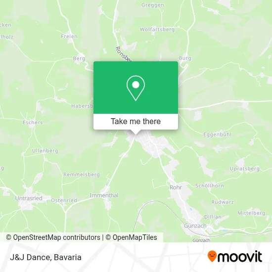 J&J Dance map