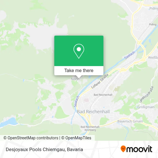 Desjoyaux Pools Chiemgau map