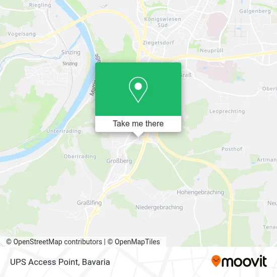 Ups Access Point map