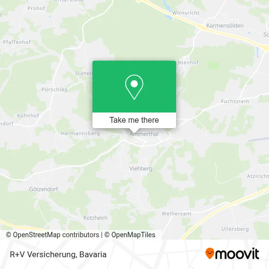 R+V Versicherung map