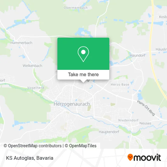 KS Autoglas map