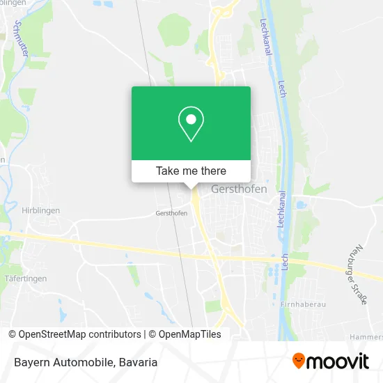 Bayern Automobile map