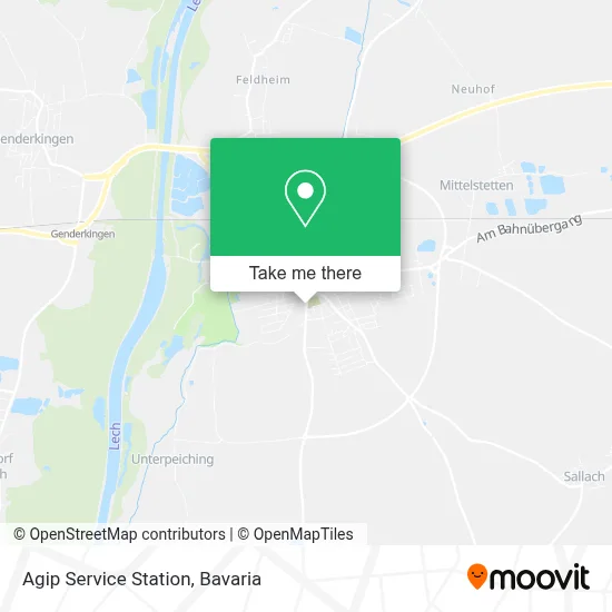 Agip Service Station map
