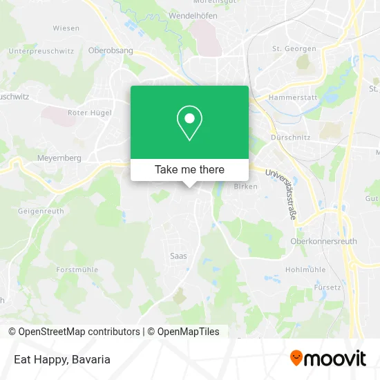 Eat Happy map