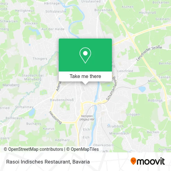 Rasoi Indisches Restaurant map